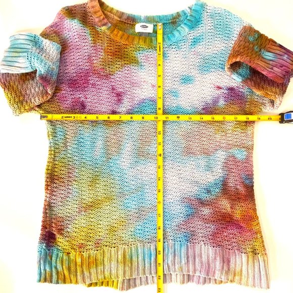 Old Navy Hand Dyed Tie Dye Sweater - Picture 3 of 5